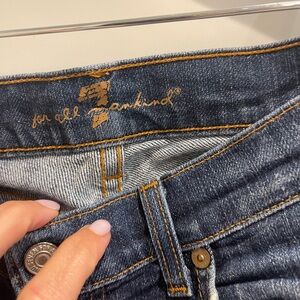 7 For All Mankind Women's Blue Boot Cut Jeans